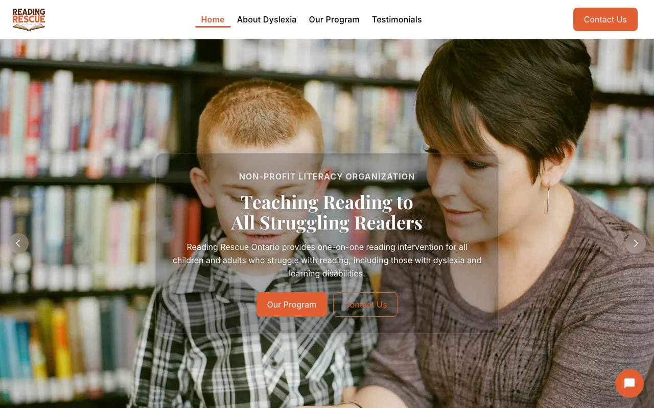 Reading Rescue Ontario